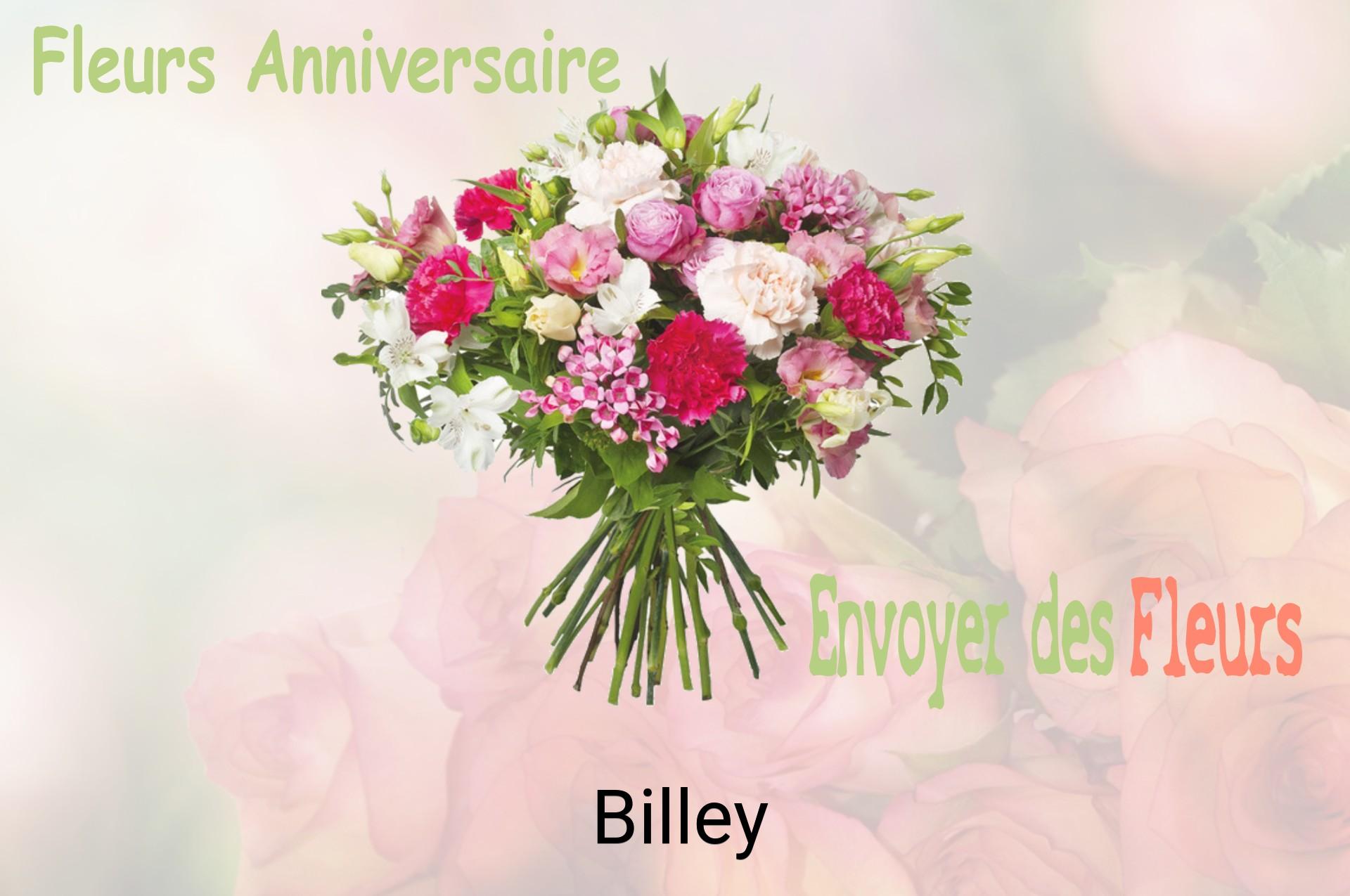 Bouquet de fleurs d’anniversaire livré à Billey