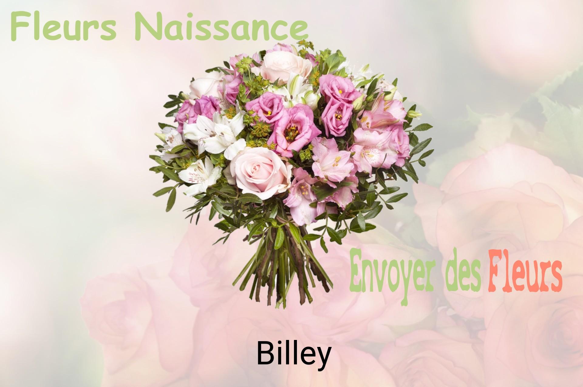 Bouquet de fleurs de naissance livré à Billey